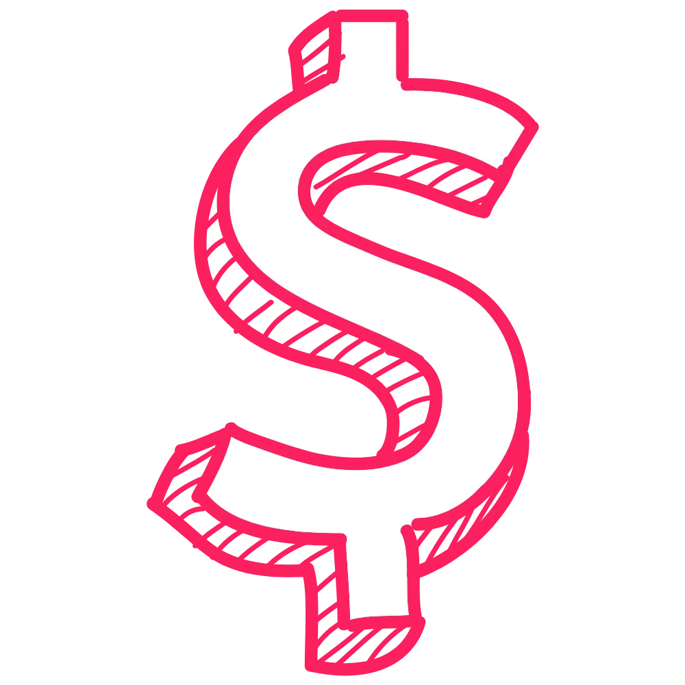 A dollar sign